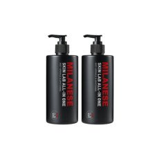 밀라네제 올인원 남성화장품 1+1 / 500ml+500ml / 미백효과+주름개선 기능성 남자 스킨 로션 